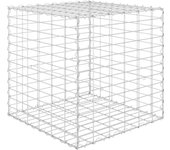 vidaXL Arriate de gaviones cúbico alambre de acero Dimensiones 30 x 30 x 30 cm,  40 x 40 x 40 cm,  50 x 50 x 50 cm y mas