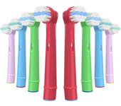 8/12/16pc Replacement Kids Children Tooth Brush Heads For Oral B EB-10A Pro-Health Stages Electric Toothbrush Oral Care, 3D Exce
