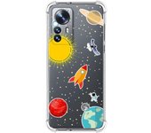 Funda Silicona Antigolpes para Xiaomi 12 Pro 5G diseño Espacio Dibujos