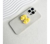 Cute Colorful Bowknot Phone Grip Expandable Desktop Stand Macaron Resin Butterfly Knot Foldable Holder Mobile Accessory