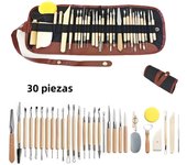 Pottery Clay Sculpting 8-62Pcs Tools Set Kit Smoothing Wax Carving Ceramic Tools Polymer Shapers Modeling Carved Tool Sculpture