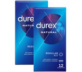 Durex natural duplo 2x12 preservativos
