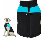 Chaqueta de plumón para perros, abrigos de invierno para perros, ropa para perros, chaqueta para mascotas, chaleco para perros, abrigos cálidos para perros pequeños y medianos, vida (L)