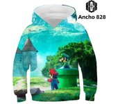 Super Mario Game 3D Printing Boys Hoodies Autumn Hooded Sweatshirt For Boys Kids Clothes Long Sleeve Pullover Tops Kids Coats