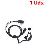 5-1PCS 2 PIN Earpiece Headset PTT MIC 1m Ear Hook Walkie Talkie Earbud Interphone Earphone Earpiece for BAOFENG UV5R/KENWOOD/HYT