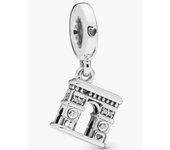 Charm de Plata de Ley con diseño de DOT de referencia de Pandora(Solo dije, Cadena no incluida)