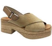 Porronet - Sandalias tira serraje pala cruzada mujer