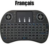 2.4G Air Mouse with Touchpad Keyboard i8 Arabic French Spanish Russian Backlit Mini Wireless Keyboard for PC Android TV Box