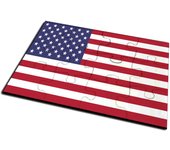 PUZZLE PEQUEÑO 12 PIEZAS BANDERA DE LOS ESTADOS UNIDOS rompecabezas puzle libertad tio sam