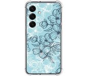 Tumundosmartphone Funda Silicona Antigolpes para Samsung Galaxy S25 5G diseño Flores 03 Dibujos