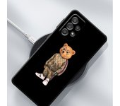 Case For Samsung Galaxy A52 A53 A54 A13 A14 A12 A34 A33 A24 A23 A51 A22 A31 A50 A71 A32 A72 Soft Phone Cover Luxury Brand Bear