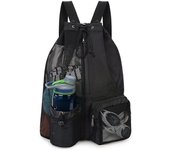 Bolsa de Natation, mochila de Malla con Cordón, Bolsa Deportiva, impermeable, Con compartimientos húmedos y SECOS, Correos ajustables, para Natation, fitness, entrenamiento para hambres y Mujeres