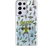 Funda original compatible con Samsung Galaxy S21 Ultra - S30 Ultra - Rick y Morty Solenya Pickle Man