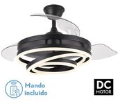 Ventilador 72W DC KAI Negro 3 ASPAS TRANSP. 6VEL.
