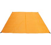 Colchoneta impermeable y solar para tienda de campaña exterior, 210 * 150 cm naranja a prueba de humedad