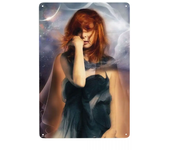 Retro Pretty Mylene Farmer Metal Sign Custom French Singer Tin Plaques Pub Man Cave Bar Decorative Art