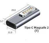 140W Alloy Magnetic USB Type C PD Fast Charging Adapter for Magsafe 3 2 1 MacBook Air Pro Led Indicator Magnet Plug Converter