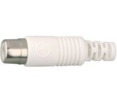 Conector RCA coaxial Hembra para cable RG58 Electro DH Color Azul 10.589/DH/AZ 8430552082490