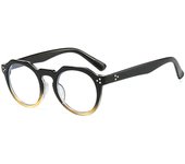 2023 New Men and Women The Blu-Ray Computer Goggles Round Retro Reading Eyeglass Blue Blocking Presbyopia Glasses
