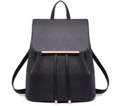 Mochila para mujer con Bolso Largo, mochilas de moda, mochila para mujer de cuero PU, mochila impermeable, mochila Mediana PARA LA Escuela, el trabajo, Viajes