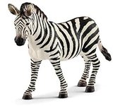 Figura Schleich 14810 Zebra Hembra Negro - Detalles Realistas