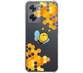 Funda Silicona Antigolpes para Oppo A57s diseño Abeja Dibujos