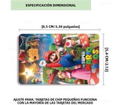 Super M--Mario Game Credit Card Skin Stickers For VISA Bank Card Transportation Card Waterproof Sticker Anti-scratch Women Gift