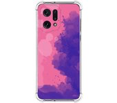 Funda Silicona Antigolpes para Oppo Find X5 5G diseño Acuarela 07 Dibujos
