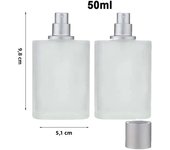 30ML/50ML Frosted Glass Empty Spray Bottle Perfume Atomizer, Refillable Fine Mist Spray Empty Perfume Bott