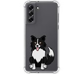 Funda Silicona Antigolpes para Samsung Galaxy S21 FE 5G diseño Perros 01 Dibujos