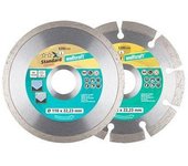 Set de Discos Diamantados de Corte Wolfcraft 110mm (Pack 2) (8390000)