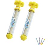 Juguete romántico de agua con rociador de fuegos artificiales para parejas, pistola de agua con chorro de agua, rociador extraíble de alta presión para baño, piscina y fiestas (4 unidades)