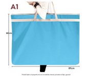 Large File Bag A1 Paper Organizer Drawings Document Bag Black A1 Zipper Pouch A2 Document Storage Art Portfolio Bag