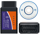 1PC Diagnostic Instrument Android Windows ELM327 OBD2 V2.1 Bluetooth Car Detector Diagnostic Instrument Auto Fault Scanner Tool