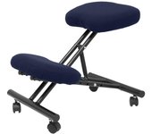 Piqueras Y Crespo Silla Ergonómica BALI Azul Marino con Reposarodillas y Ruedas