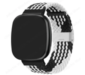 Braided Solo Loop Strap for Fitbit Versa 3 4 Band Adjustable Nylon Sport Watchband Bracelet for Fitbit Sense 2 Bands Watchband