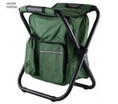 Mochila Térmica 3 en 1 con Silla Ajustable-Nevera Portátil Impermeable para Camping, Playa y Pesca, Diseño Multifunción y Compacto