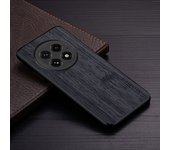 Case for OnePlus 13 funda bamboo wood pattern Leather new phone cover Luxury coque for OnePlus 13 case capa