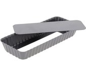 Molde rectangular antiadherente con base extraíble De Buyer