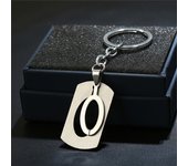 NEW DIY Stainless Steel A-Z Letters key Chain Charm 26 Letters KeyChain Men Women keychain Couple gift Jewelry Car Key Ring