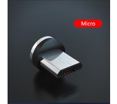 LED Lighting 360 Magnetic Cable Micro USB Type C Cable Fast Charging USB Cable Magnetic Charger For Huawei Samsung Xiaomi iPhone
