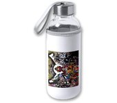 MERCHANDMANIA BIDON DE 420 ML CON FUNDA DE NEOPRENO one piece todos gold d roger rey pirata piratas tapon seguridad