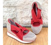 Shoes Zapatillas Deportivas marca Gioseppo para mujer en color rojo