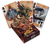 Fournier Bicycle USPCC Baraja poker Edad de los dragones Ilustraciones de Anne Stokes Fantasía Magia Magos Trucos Adultos Acabado especial Espectáculo Cardistry Poquer Noche de fiesta Cartomagia Aprender Fácil Colección Coleccionable