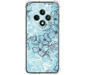 Tumundosmartphone Funda Silicona Antigolpes para Oppo Reno 12F 4G / 12 F 5G diseño Flores 03 Dibujos