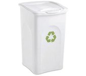 STEFANPLAST Begreen 50lt Cubo de Basura Blanco