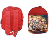 MERCHANDMANIA PACK MOCHILA ROJA Y ESTUCHE mushoku tensei rudeus silphiette eris roxy school material