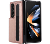 PU Leather Purse Phone Case for Samsung Galaxy Z Fold 6 5 4 3 Fold5 Fold4 Fold65G Pen Slot Card Holder Shockproof  Stand Cover