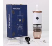 Nueva máquina de café recién molido, molinillo portátil con carga USB, molinillo eléctrico de granos de café, molinillo manual