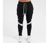 Sports pants man men trousers Fashion Trendy Brand Sports and Casual Pants Solid Color Micro Elastic Spliced Small Feet Pants